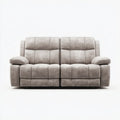 sofa 2-osobowa szara 180 x 96 x 100 cm poliestrowy mikrofiber prostokątna