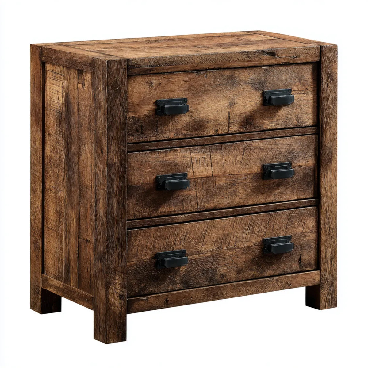 Komoda, Ilość szuflad z 3 szufladami Brązowy 60 x 40 x 75 cm lite mango prostokątna